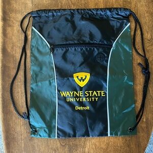 Wayne State University Drawstring Backpack